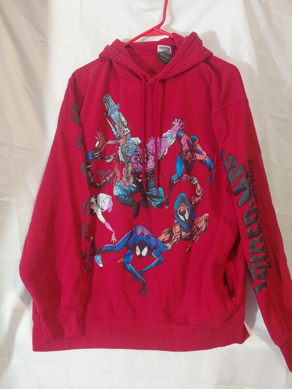 Marvel Red Spider-Verse Graphic Hoodie
